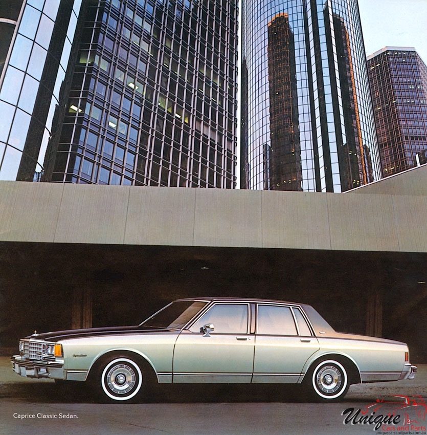 1981 Chevrolet Caprice Impala Brochure Page 4